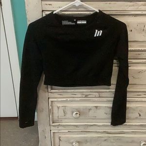 MuscleNation long sleeve crop top.